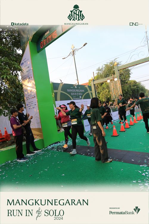 Race photo from Mangkunegaran Run 2024