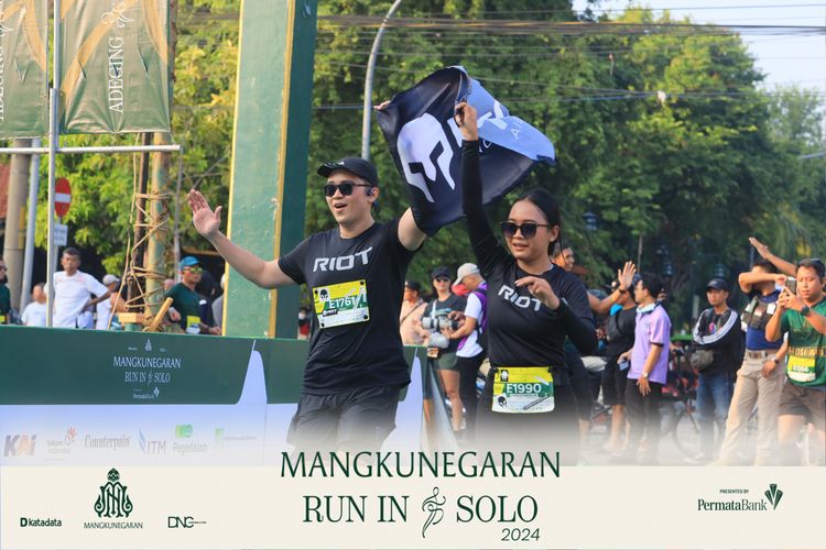 Race photo from Mangkunegaran Run 2024