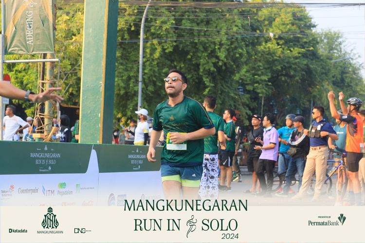 Race photo from Mangkunegaran Run 2024
