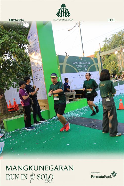 Race photo from Mangkunegaran Run 2024