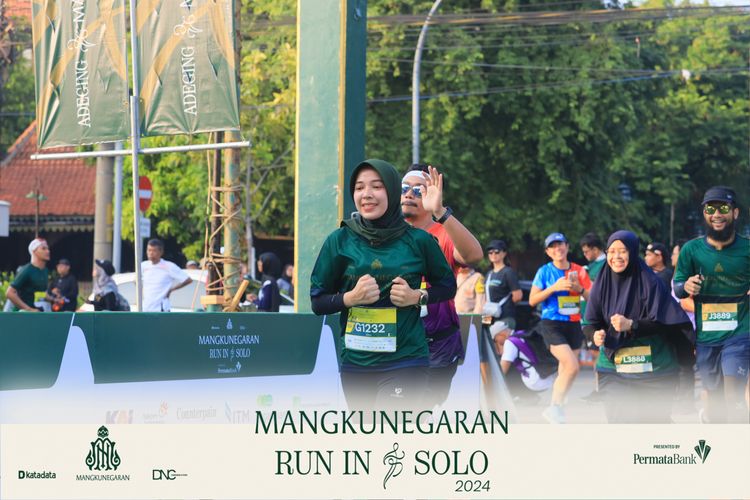 Race photo from Mangkunegaran Run 2024