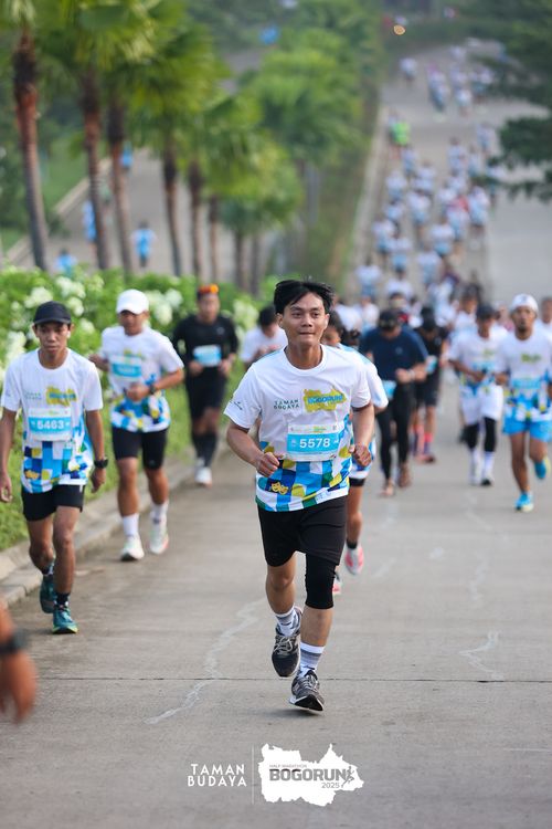 Race photo from Taman Budaya x BOGORUN 2025
