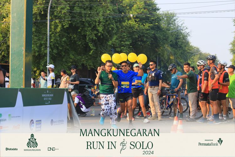 Race photo from Mangkunegaran Run 2024