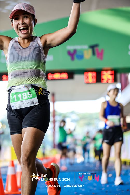 Race photo from BAF LIONS RUN 2024