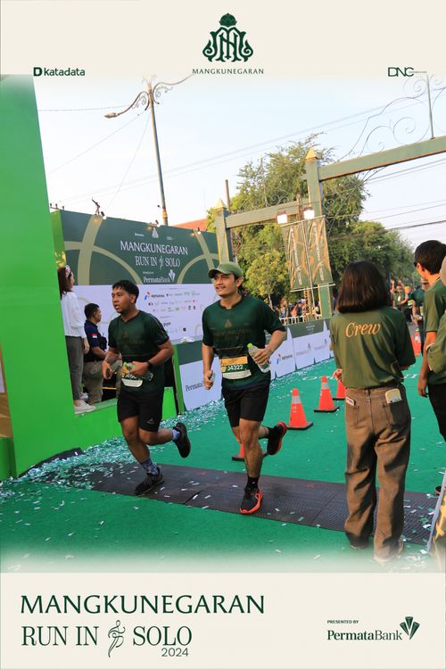 Race photo from Mangkunegaran Run 2024