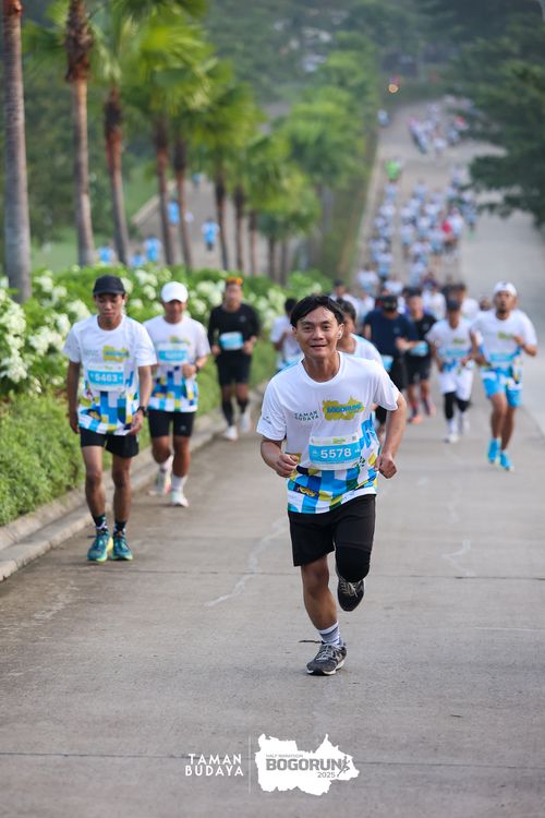 Race photo from Taman Budaya x BOGORUN 2025