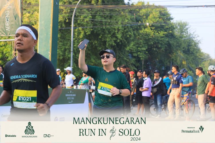Race photo from Mangkunegaran Run 2024