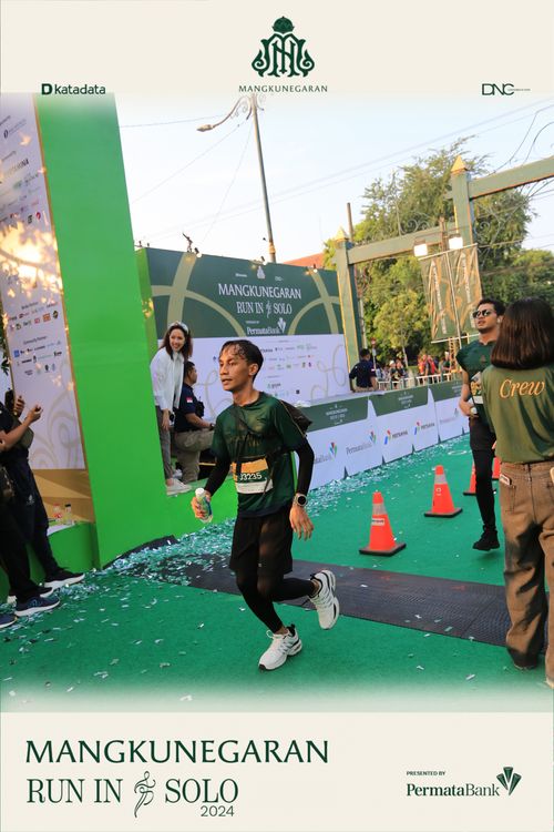 Race photo from Mangkunegaran Run 2024