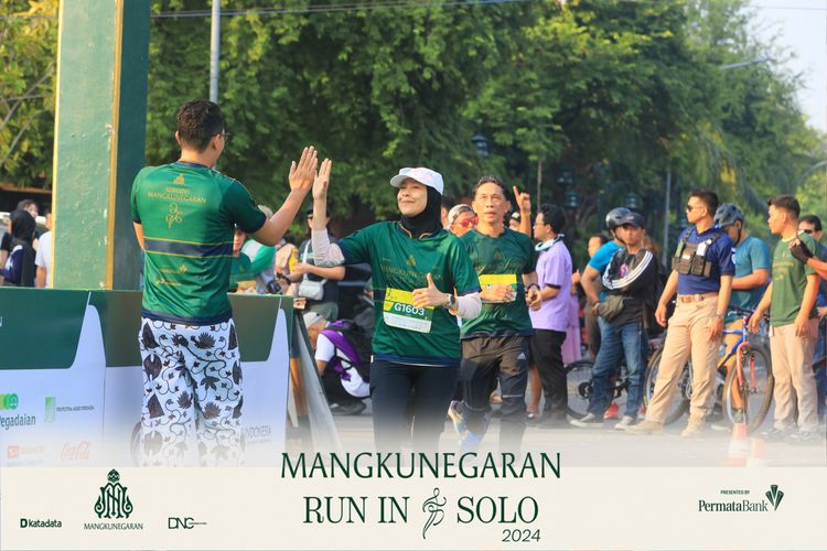 Race photo from Mangkunegaran Run 2024
