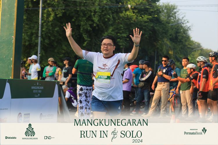Race photo from Mangkunegaran Run 2024