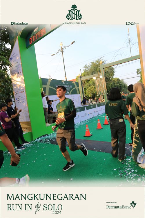 Race photo from Mangkunegaran Run 2024