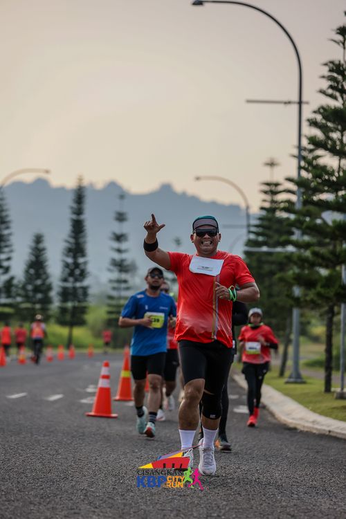 Race photo from CISANGKAN KBP CITY RUN 2025