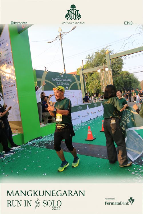 Race photo from Mangkunegaran Run 2024