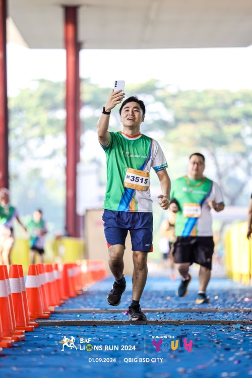 Race photo from BAF LIONS RUN 2024