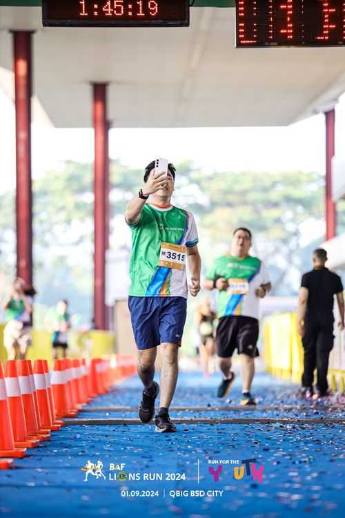 Race photo from BAF LIONS RUN 2024