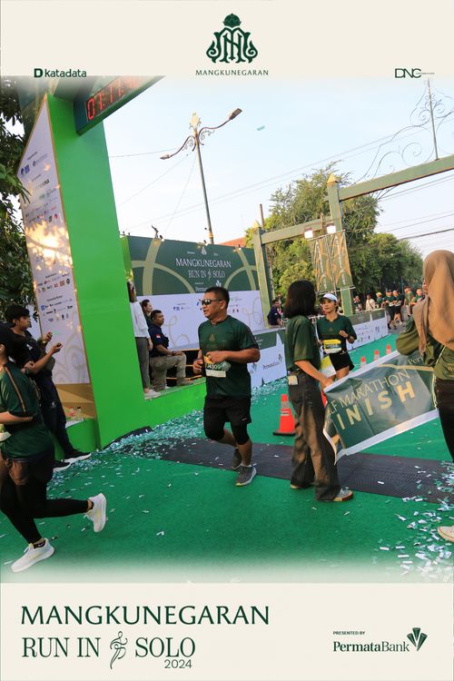 Race photo from Mangkunegaran Run 2024