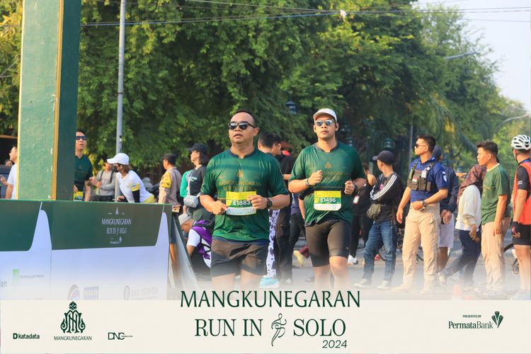 Race photo from Mangkunegaran Run 2024