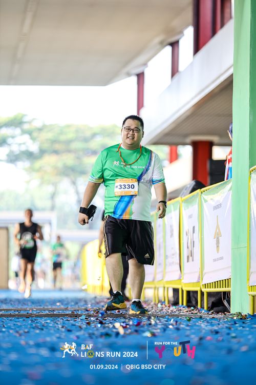 Race photo from BAF LIONS RUN 2024