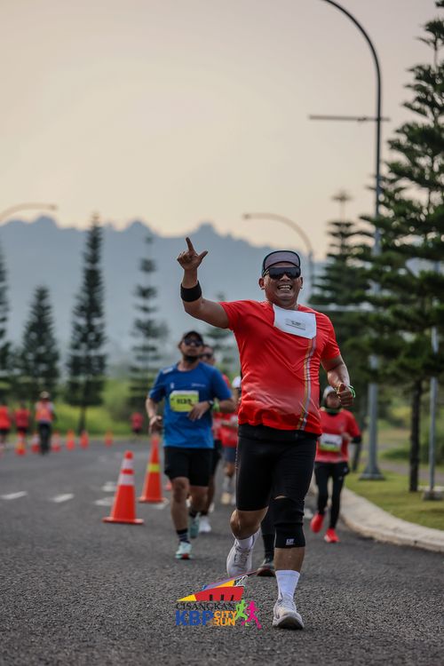 Race photo from CISANGKAN KBP CITY RUN 2025