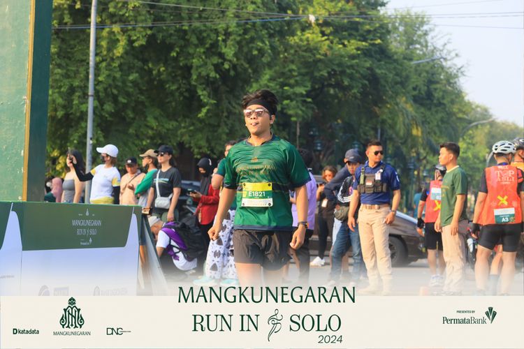 Race photo from Mangkunegaran Run 2024