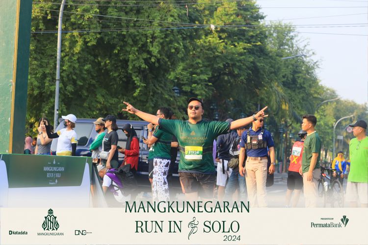 Race photo from Mangkunegaran Run 2024