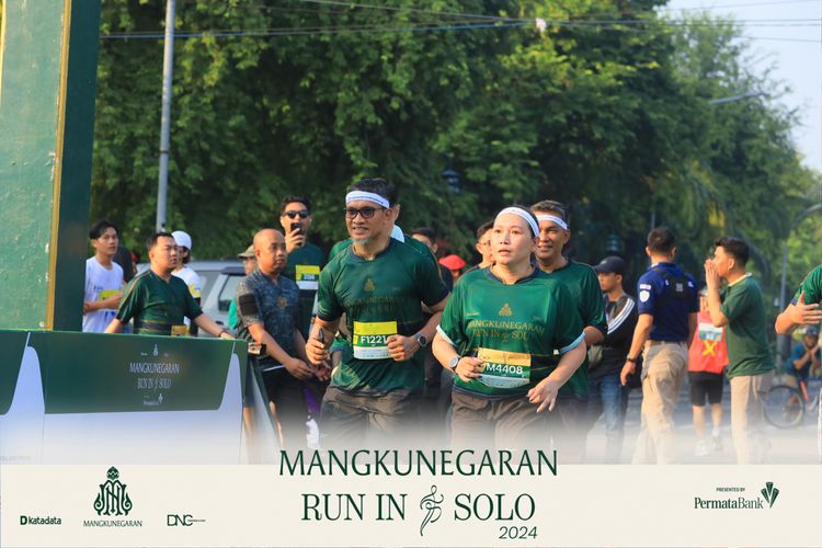 Race photo from Mangkunegaran Run 2024