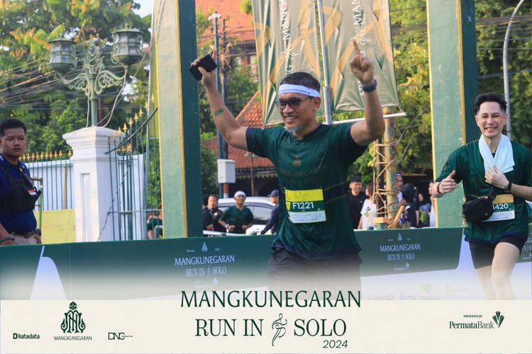 Race photo from Mangkunegaran Run 2024