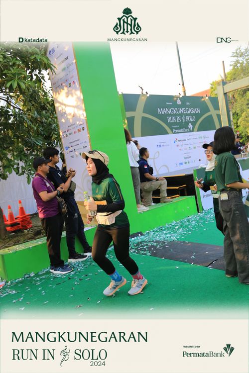 Race photo from Mangkunegaran Run 2024