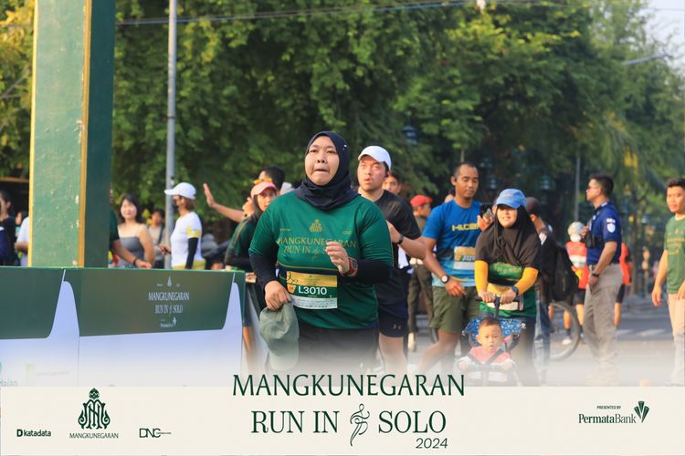 Race photo from Mangkunegaran Run 2024