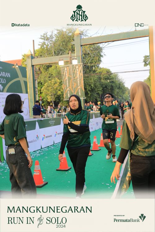 Race photo from Mangkunegaran Run 2024