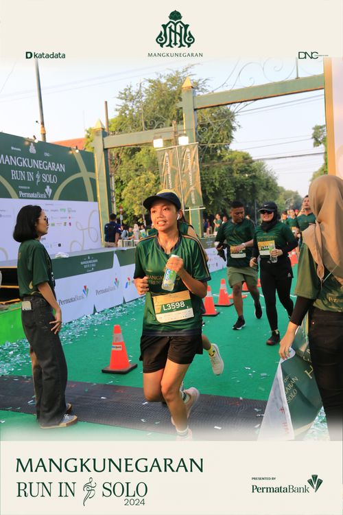 Race photo from Mangkunegaran Run 2024