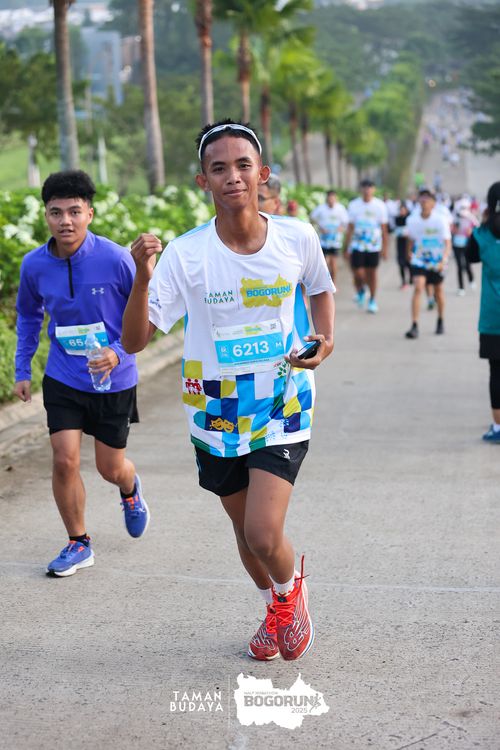 Race photo from Taman Budaya x BOGORUN 2025