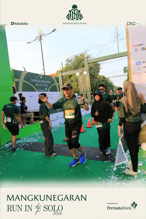 Race photo from Mangkunegaran Run 2024