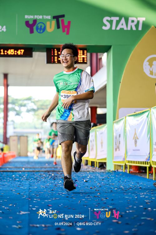 Race photo from BAF LIONS RUN 2024
