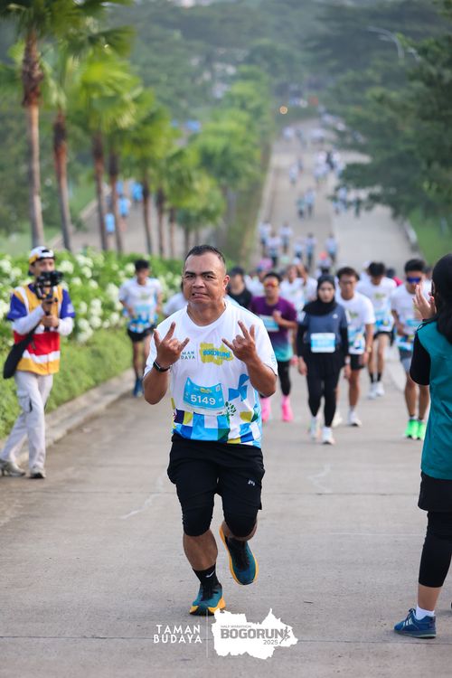 Race photo from Taman Budaya x BOGORUN 2025