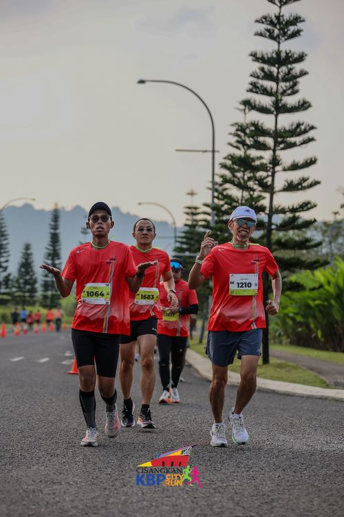 Race photo from CISANGKAN KBP CITY RUN 2025