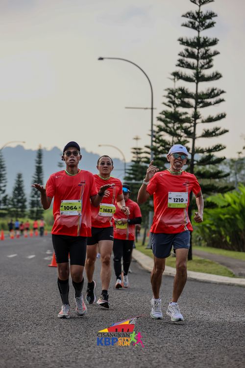 Race photo from CISANGKAN KBP CITY RUN 2025