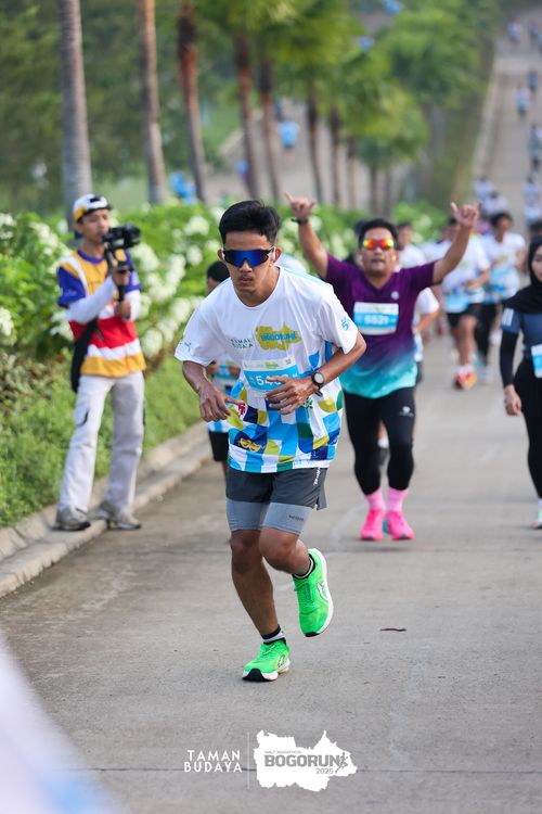 Race photo from Taman Budaya x BOGORUN 2025