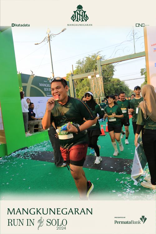 Race photo from Mangkunegaran Run 2024