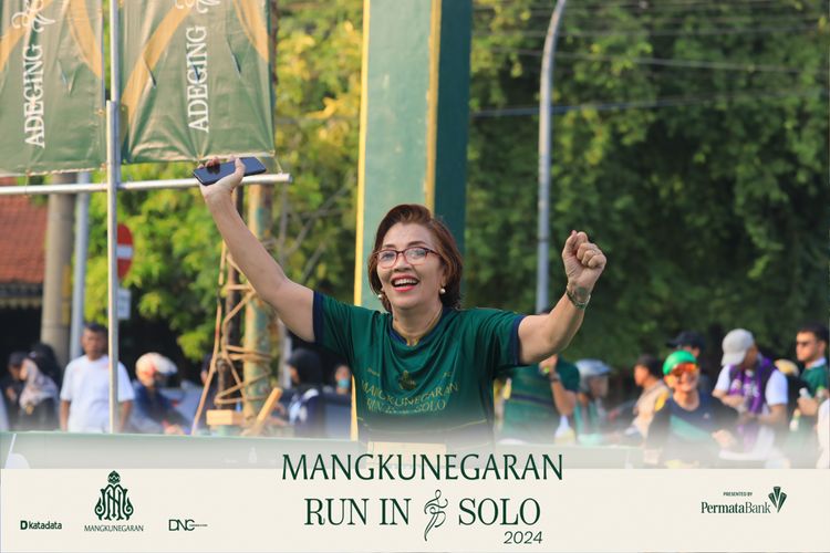 Race photo from Mangkunegaran Run 2024