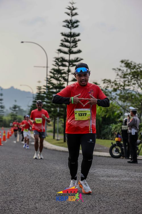 Race photo from CISANGKAN KBP CITY RUN 2025
