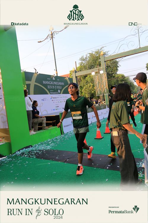 Race photo from Mangkunegaran Run 2024