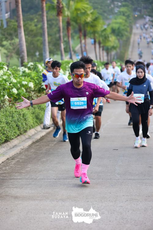 Race photo from Taman Budaya x BOGORUN 2025