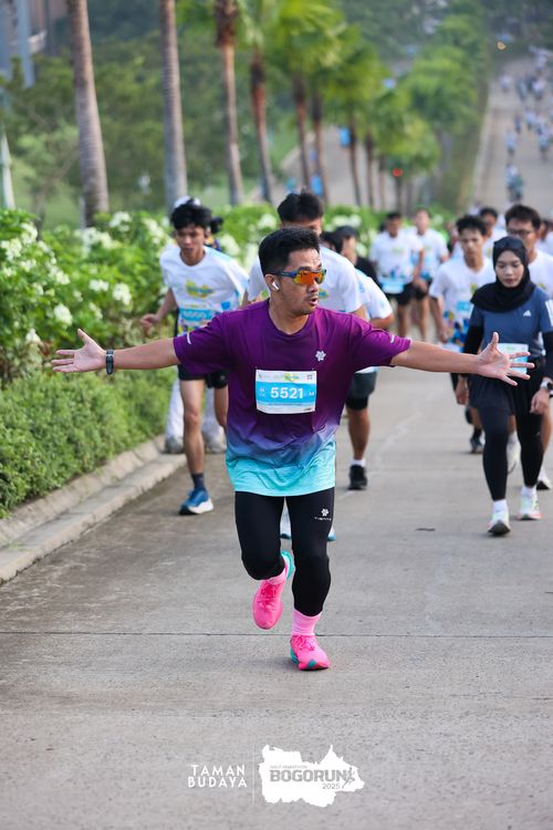 Race photo from Taman Budaya x BOGORUN 2025
