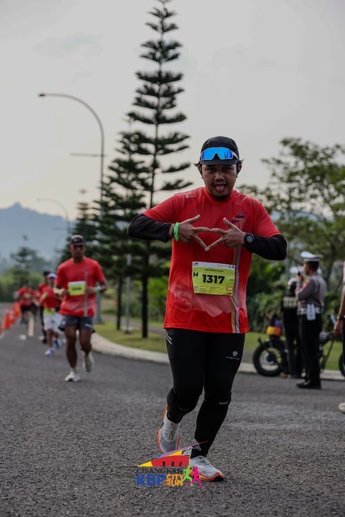 Race photo from CISANGKAN KBP CITY RUN 2025