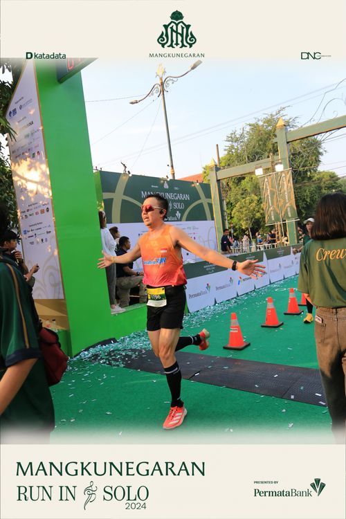Race photo from Mangkunegaran Run 2024
