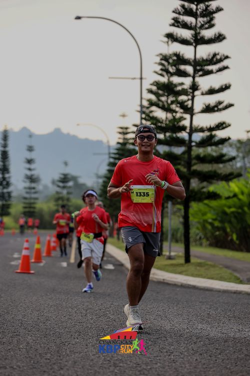 Race photo from CISANGKAN KBP CITY RUN 2025