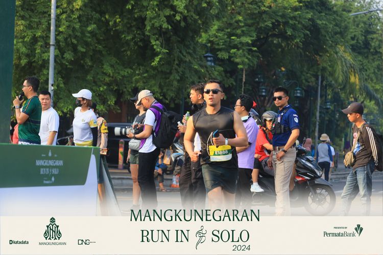 Race photo from Mangkunegaran Run 2024