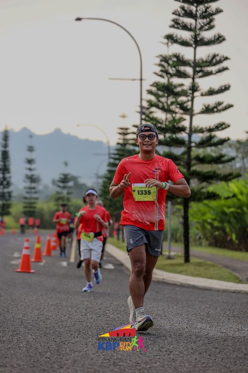 Race photo from CISANGKAN KBP CITY RUN 2025