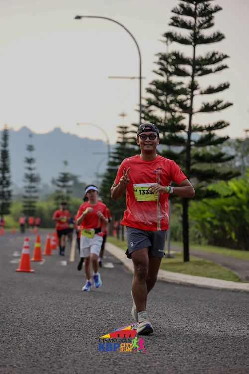 Race photo from CISANGKAN KBP CITY RUN 2025